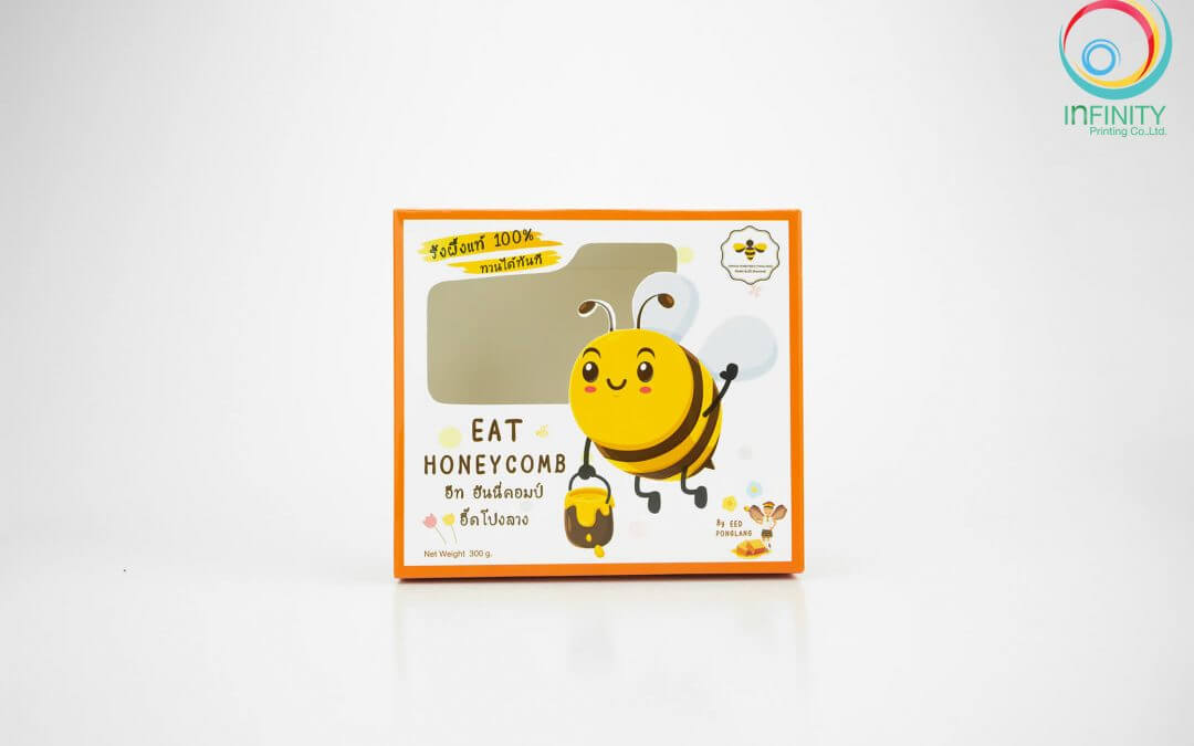 กล่องรวงผึ้ง(package)EAT HONEYCOMB