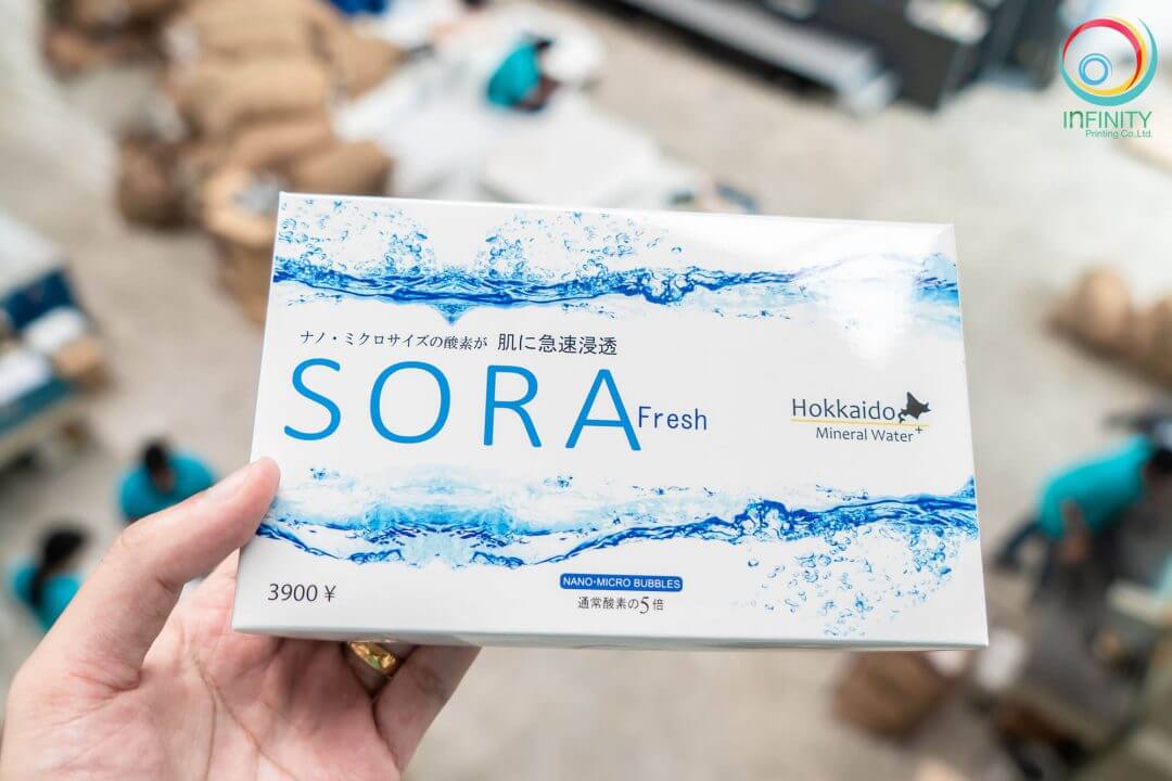 กล่องบรรจุภัณฑ์(package)SORA Fresh