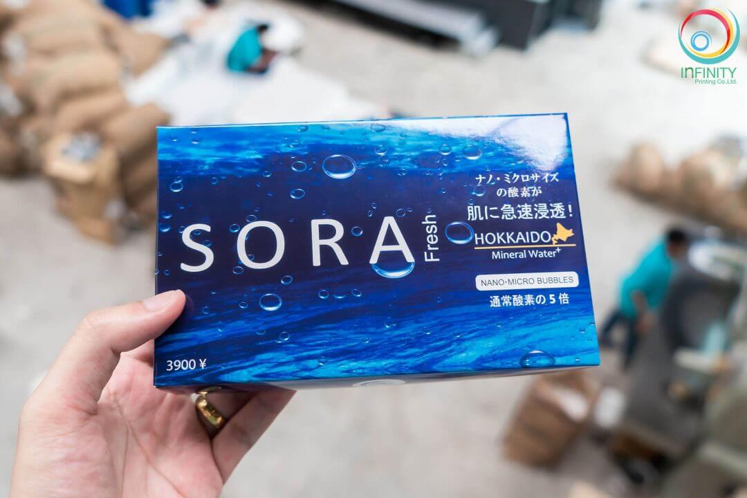กล่องบรรจุภัณฑ์(package)SORA Fresh