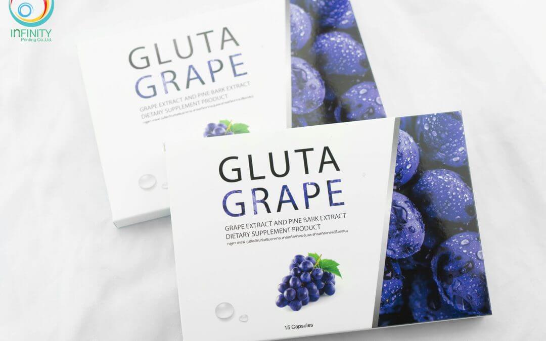 กล่องอาหารเสริม GLUTA GRAPE1
