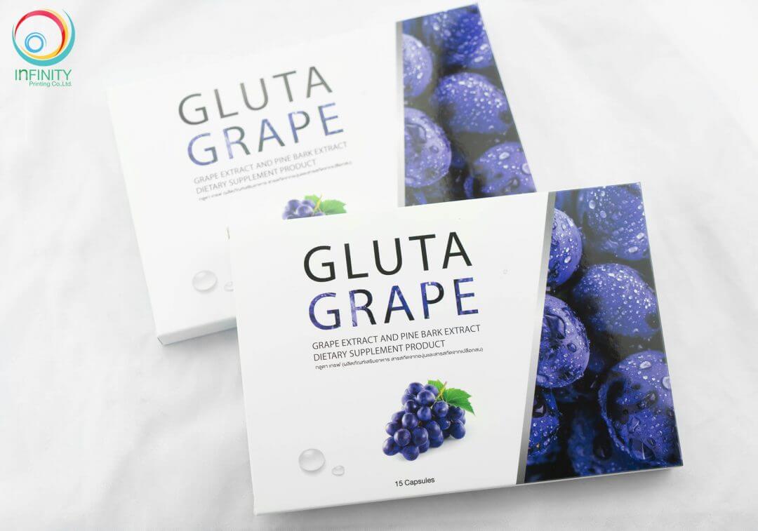 กล่องอาหารเสริม(supplement)GLUTA GRAPE