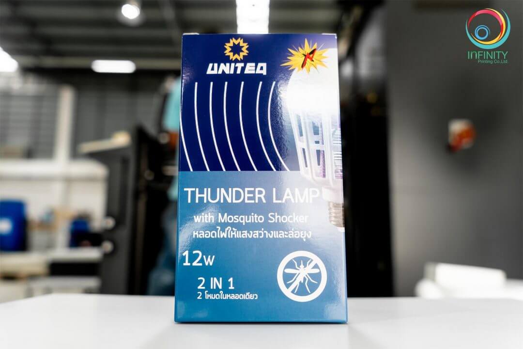 กล่องหลอดไฟ ( package)UNITEQ
