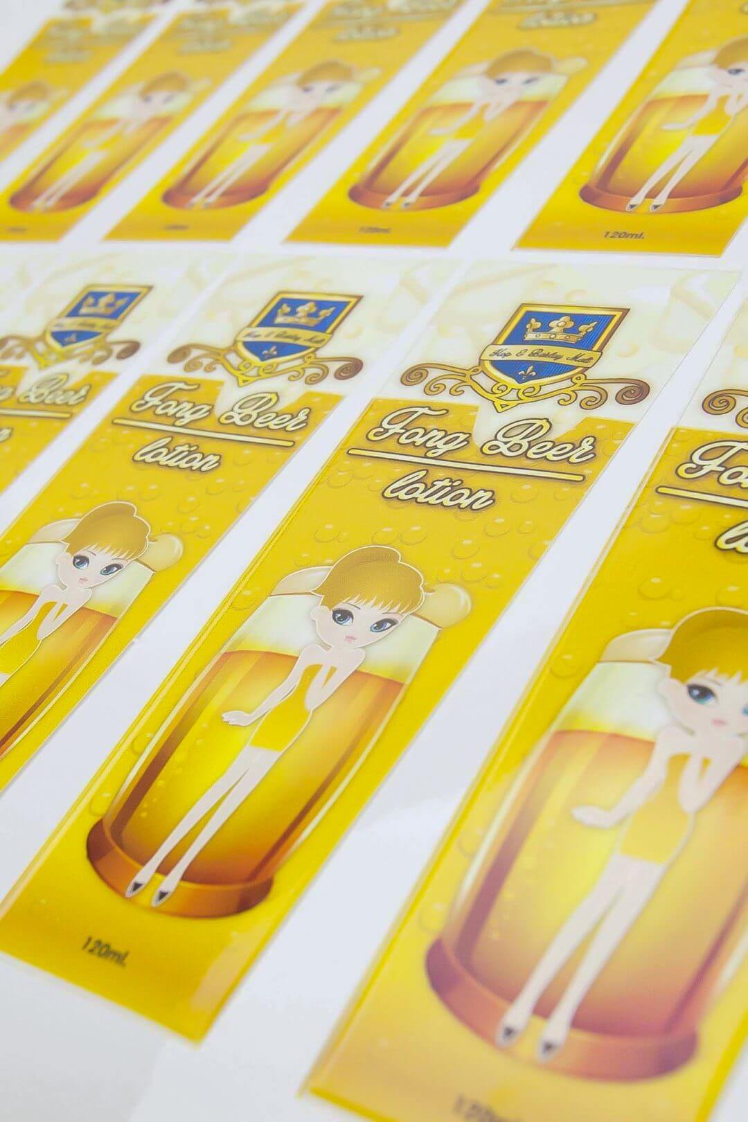 สติ๊กเกอร์(label)Fong Beer