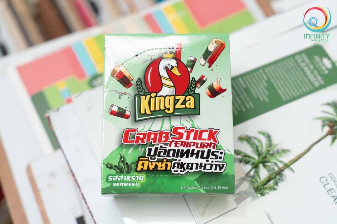 กล่องขนม(snack)kingza crapstick tempura