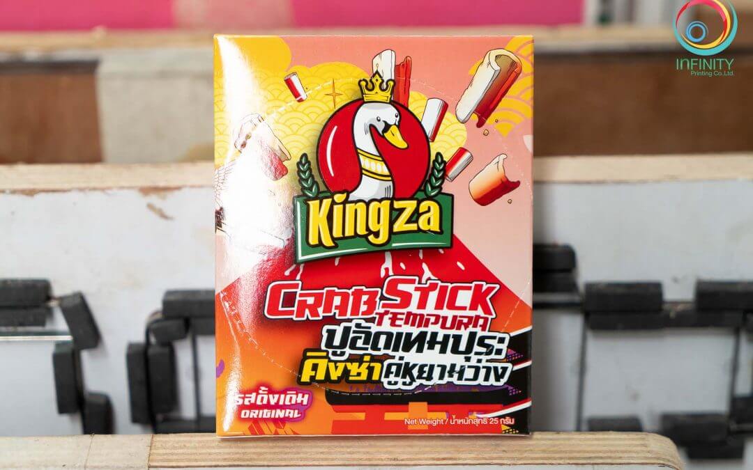 กล่องขนม(snack)kingza crapstick tempura รสดั้งเดิม