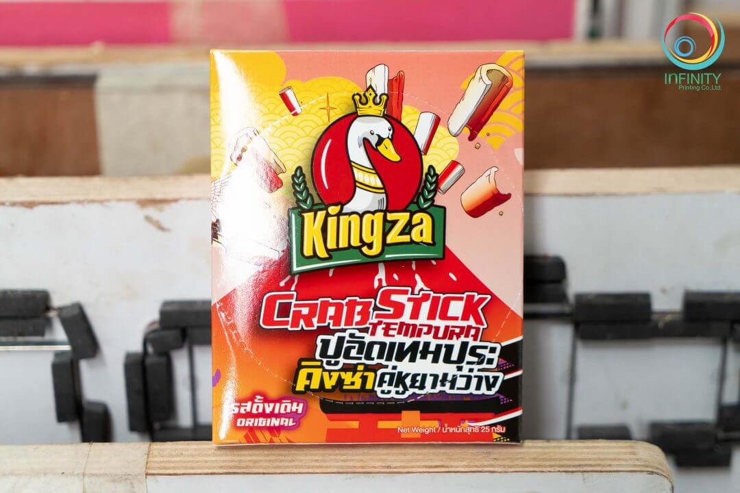 กล่องขนม(snack)kingza crapstick tempura รสดั้งเดิม