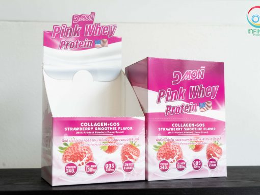 กล่องอาหารเสริม(supplement) DMON Pink Whey Protein